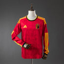 Belgium 2026 Home Shirt I – Men's (Long Sleeve)