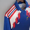 France 1988–89 Home Shirt I – Men's (Retro, Long Sleeve)