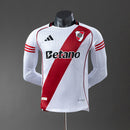 RIVER PLATE I 25/26 MEN'S HOME LONG-SLEEVED SHIRT (PLAYER VERSION)